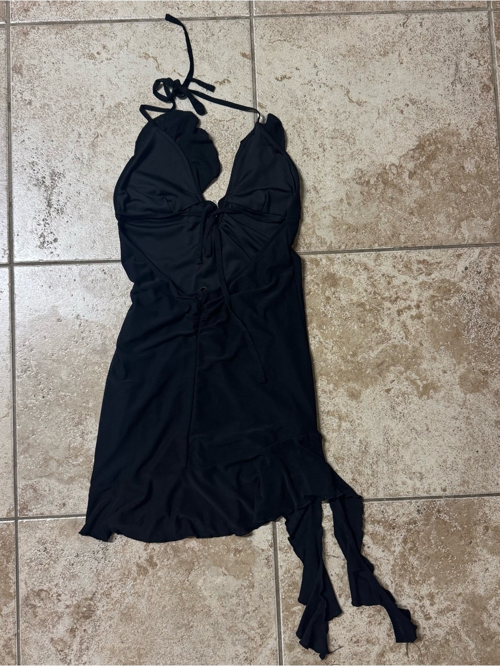 EDIKTED Soho Open Back Ruffle Mini Dress - Picture 5 of 6